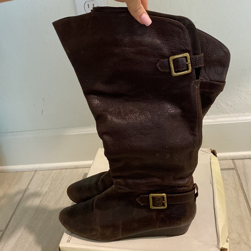 Brazilian leather Cathy Jean Boots. Size 10 - Picture 2 of 4